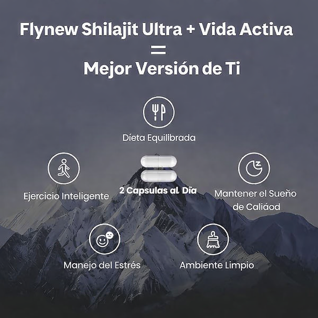 Shilajit Potencia Ultra Óptima-Extracto de Shilajit con L-Arginina