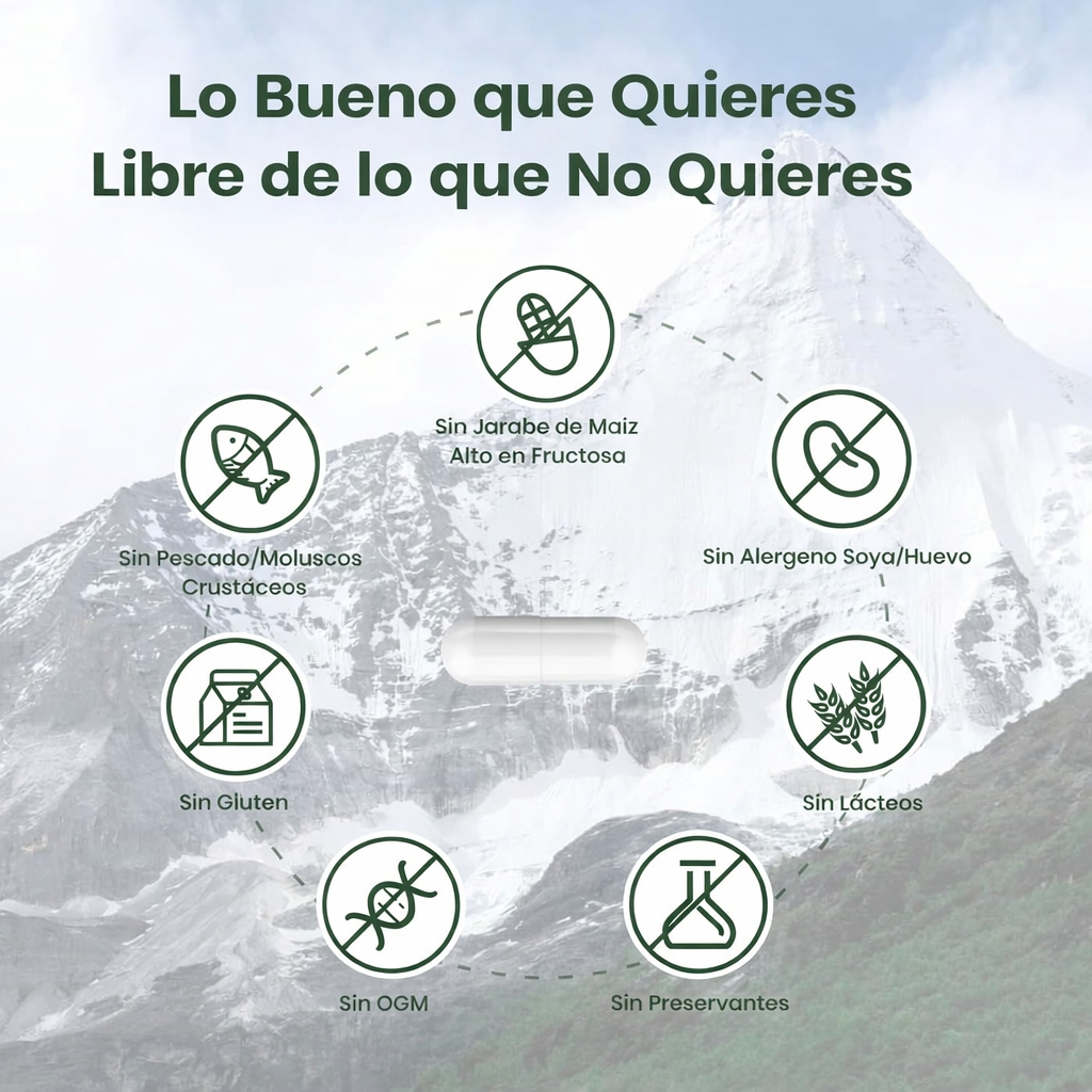 Shilajit Potencia Ultra Óptima-Extracto de Shilajit con L-Arginina