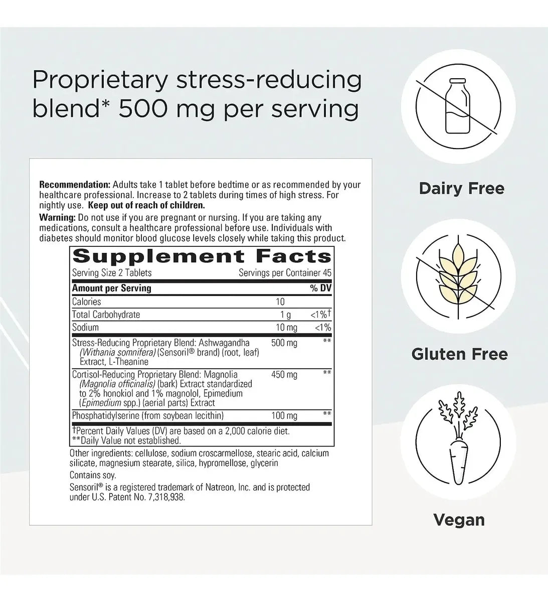 CORTISOL BALANCE™ Stress Relief Supplement (30 caps) – reduce el estrés y mejora tu sueño en semanas